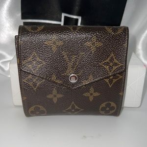 Authentic - Louis Vuitton Vintage Elise Monogram Trifold Compact Wallet